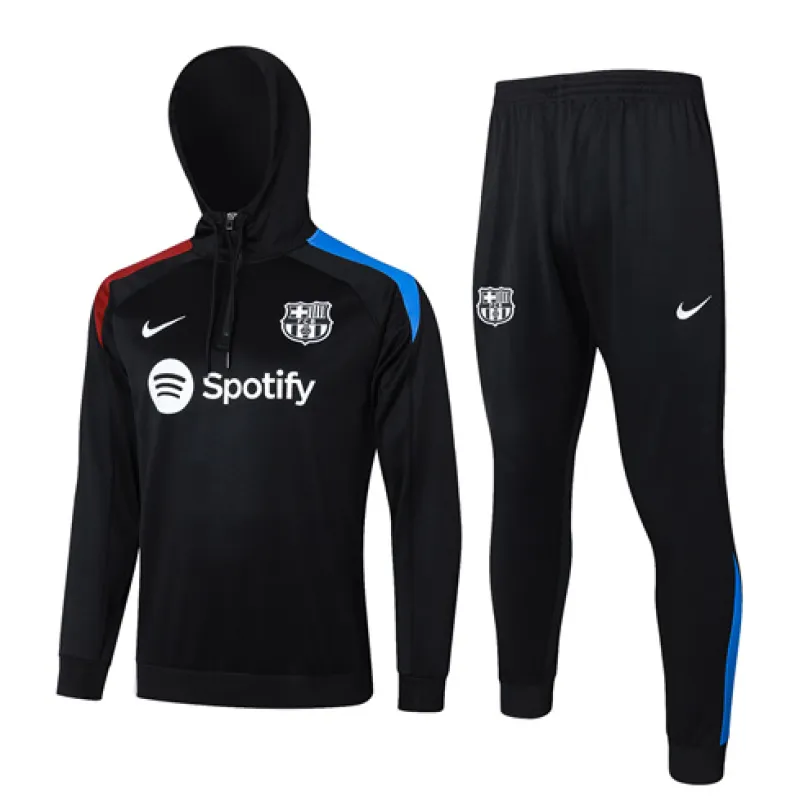 FC Barcelona Hooded Sportswear 2024/25 - Black