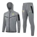 FC Barcelona Hooded Sports Jacket 2024/25 - Grey