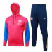 FC Barcelona Hooded Sports Jacket 2024/25 - Red