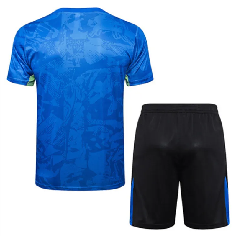 Camiseta de entrenamiento + Pantalones cortos del FC Barcelona 2024/25 - Azul