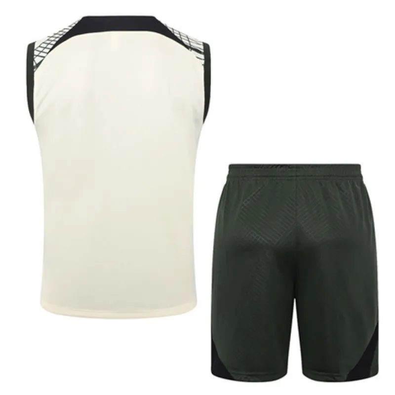 Ensemble de short et gilet du FC Barcelona 2024/25 - Abricot
