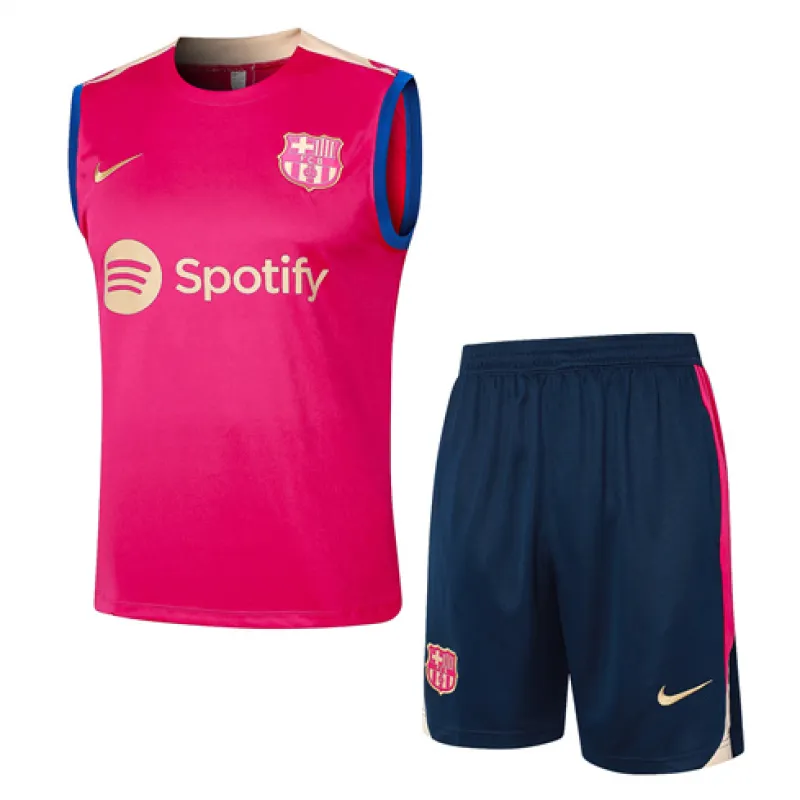 FC Barcelona Shorts and Vest Set 2024/25 - Pink