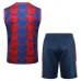 Conjunto de pantalones cortos y chaleco del FC Barcelona 2024/25 - Rojo/Azul