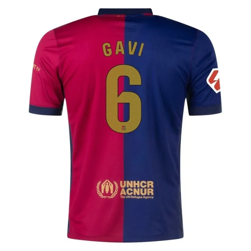 Gavi FC Barcelona 2024-25 Home Jersey - Blue/Red