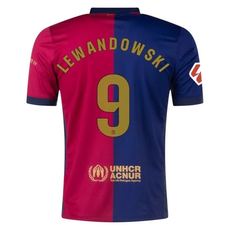 Lewandowski FC Barcelona 2024-25 Home Jersey - Blue/Red
