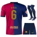 Gavi FC Barcelona 2024-25 Home Kids' Jersey Set - Blue/Red