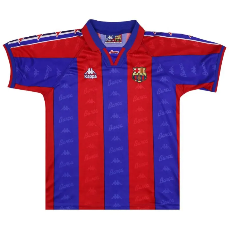 Ronaldo Barcelona Retro Jersey 1996/97 Home - Red/Blue