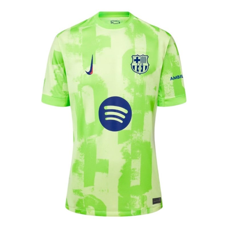 FC Barcelona Kids' Third Jersey 2024/25 - Green