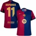 Camiseta de local del FC Barcelona RAPHINHA 2024/25 con nuevo sponsor - Rojo/Azul