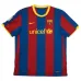 Maillot rétro de Messi pour le Barcelona, domicile 2010/11 - Rouge/Bleu