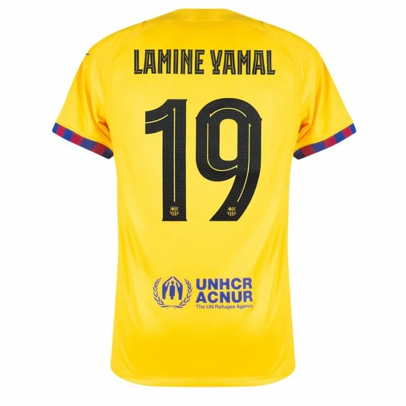 Maglia quarta del FC Barcelona LAMING YAMAL 2024/25 - Giallo