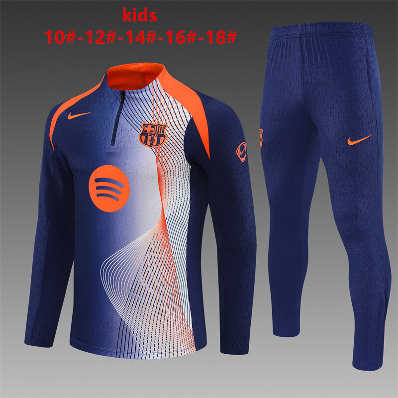 Barcelone 2025/26 Ensemble Sport Enfant bleu