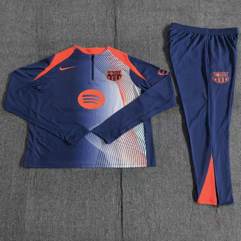 Barcelone 2025/26 Ensemble Sport Enfant bleu