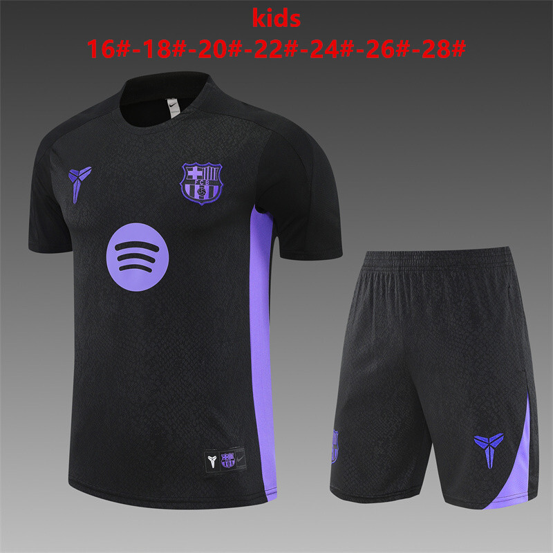Barcelona 2025/26 Kids Training Set black
