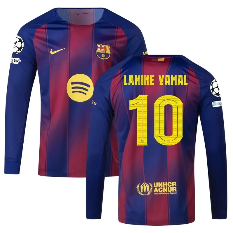 Barcelona Heimtrikot Langarm UCL 2025/26 YAMAL