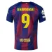 Camiseta en casa de la UCL infantil del FC Barcelona LEWANDOWSKI 2025/26 - Rojo/Azul