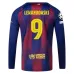 Camiseta Barcelone Local Manga Larga UCL 2025/26 LEWANDOWSKI