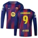 Camiseta Barcelone Local Manga Larga UCL 2025/26 LEWANDOWSKI