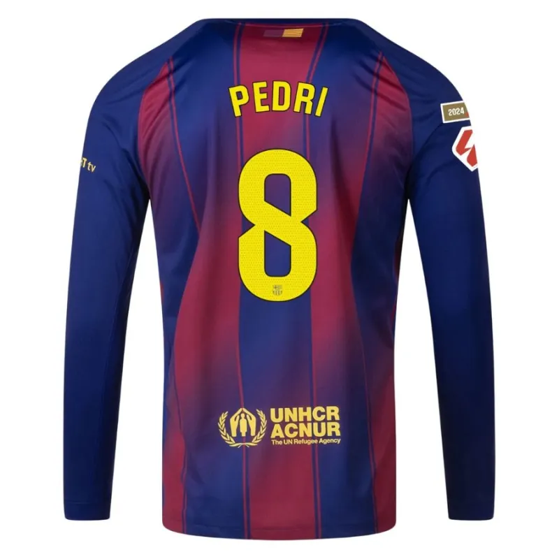 Camiseta Barcelona Local Manga Larga 2025/26 PEDRI