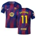 Barcelona RAPHINHA 2025/26 Home Kids' Jersey - Red/Blue