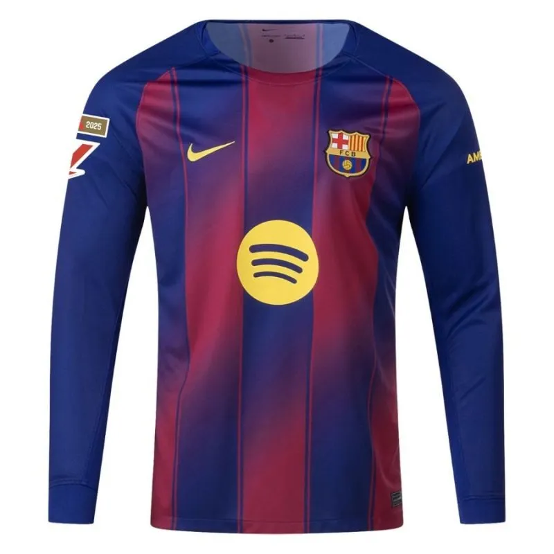 Camiseta Barcelona Local Manga Larga 2025/26 RAPHINHA