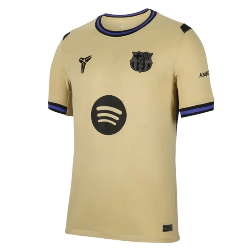 Barcelona 2025/26 Away Kids' Jersey Set - Beige