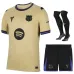 Barcelona 2025/26 Away Kids' Jersey Set - Beige