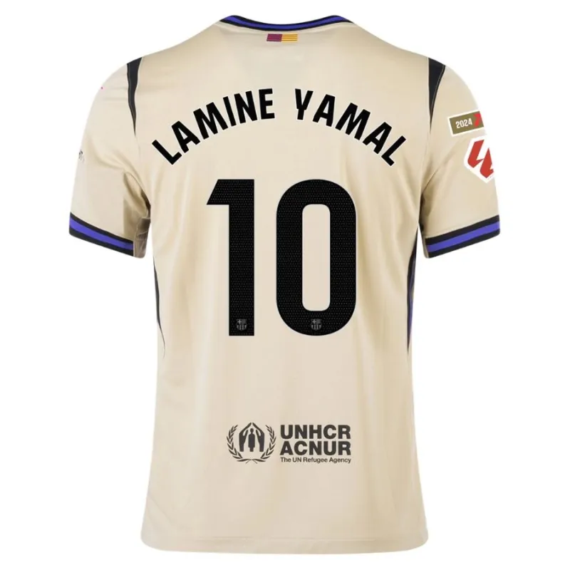 Barcelona YAMAL 2025/26 Kids’ Away Jersey - Beige