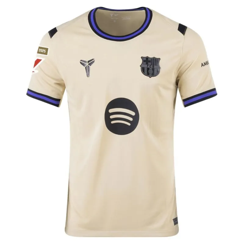 Barcelona PEDRI 2025/26 Kids Away Jersey - Beige