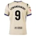 Barcelona LEWANDOWSKI 2025/26 Kids Away Jersey - Beige