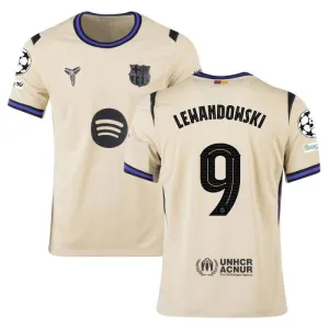 Barcelona LEWANDOWSKI UCL 2025/26 Away Jersey