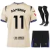 Barcelona RAPHINHA 2025/26 Kinder Auswärtstrikot-Set - Beige