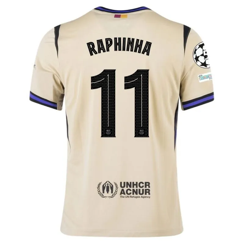 Barcelona RAPHINHA UCL 2025/26 Away Jersey