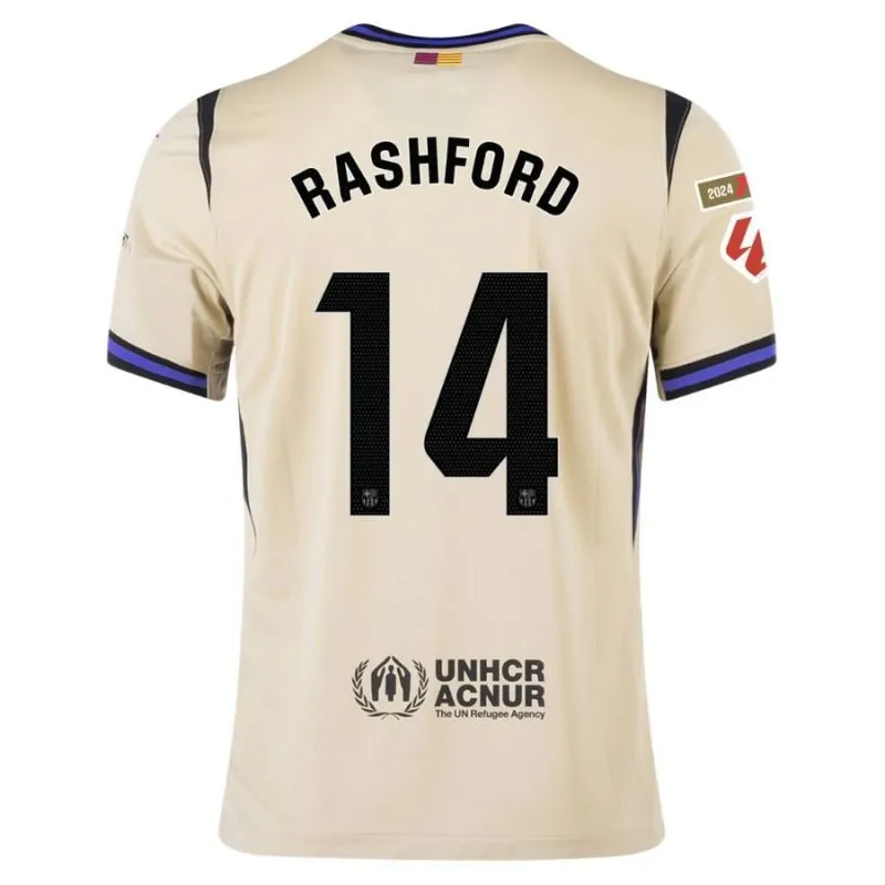 Barcelona RASHFORD 2025/26 Camiseta Visitante Infantil - Beige