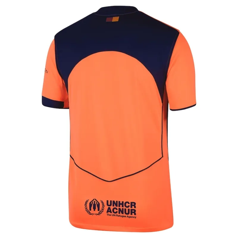 Barcelona 2025/26 Drittes Kindertrikot Set - Orange