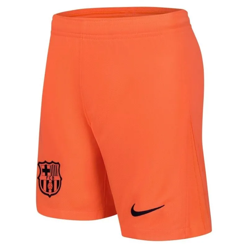Barcelona 2025/26 Drittes Kindertrikot Set - Orange