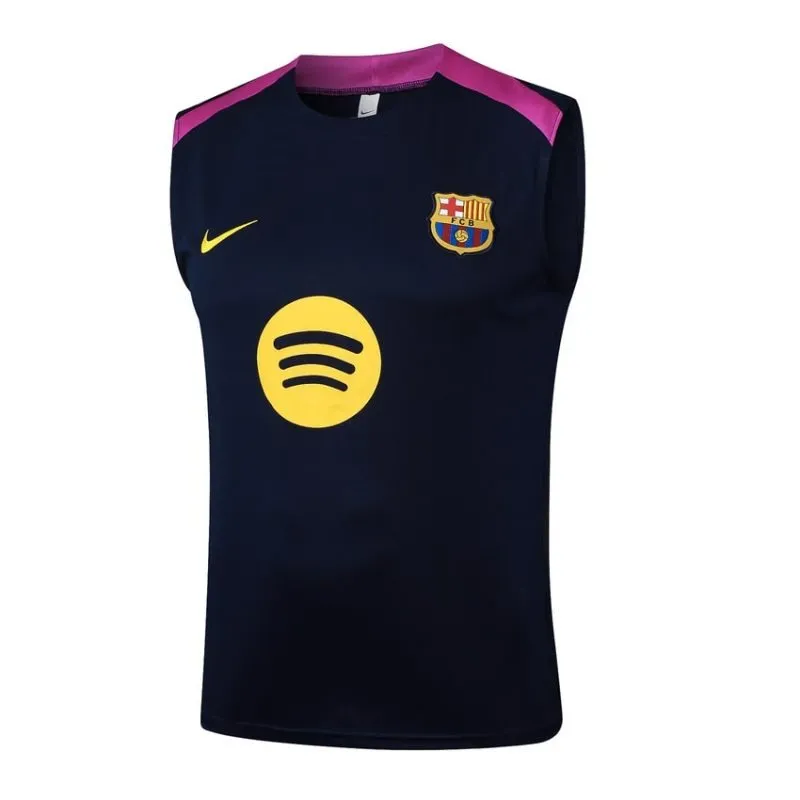Barcelona 2025/26 Shorts and Tank Set - Black/Pink