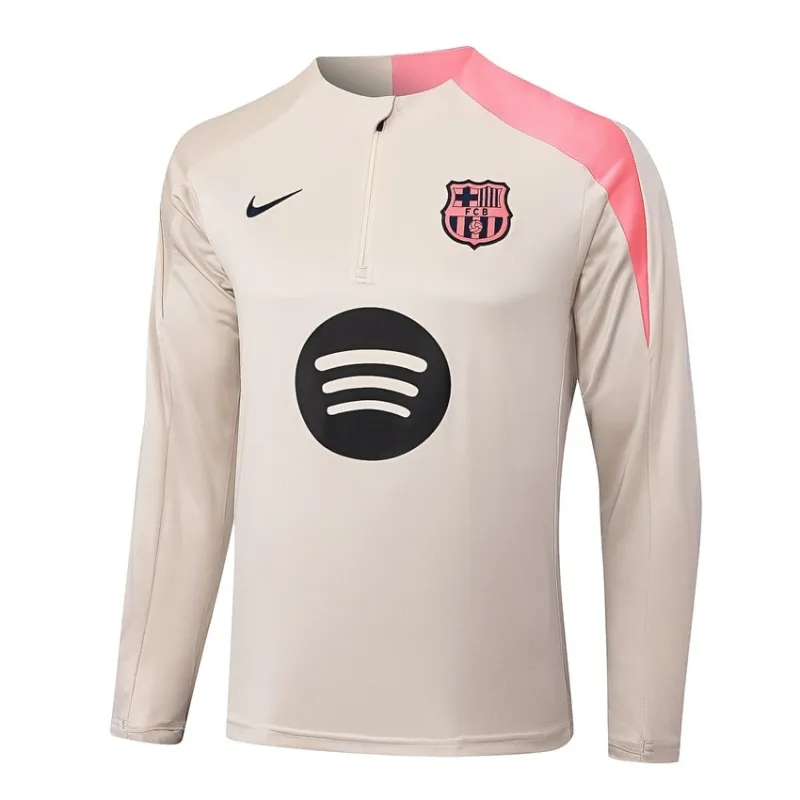 Chándal Barcelona 2025/26 - Beige/Rosa