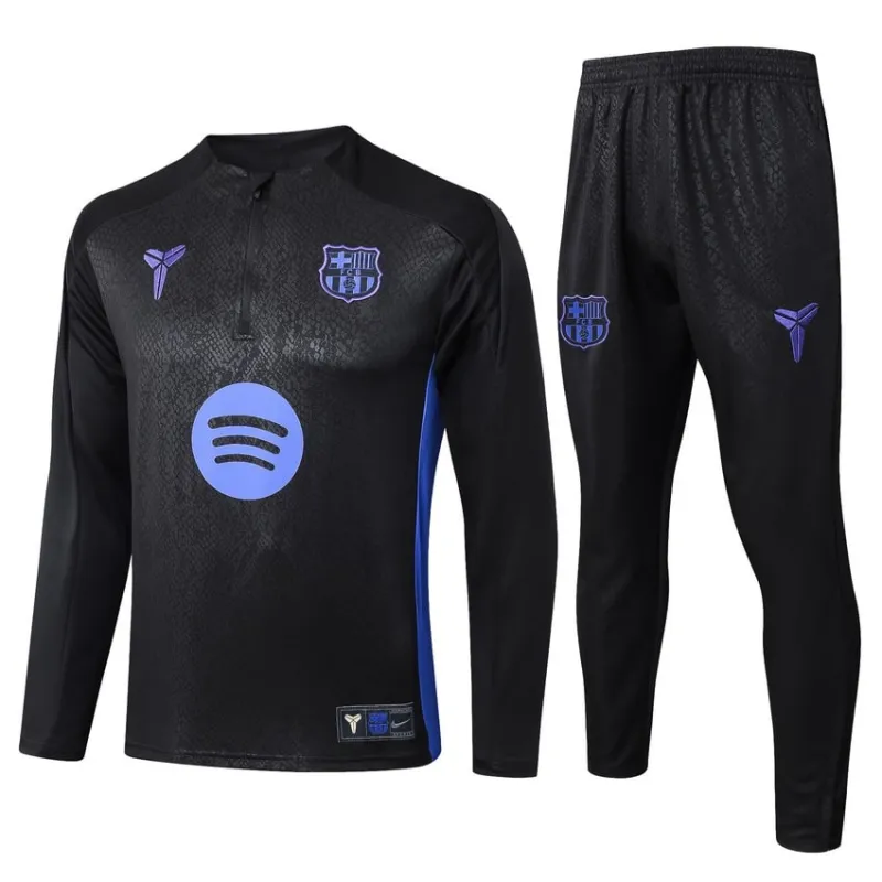 Barcelona 2025/26 Chándal - Negro/Azul