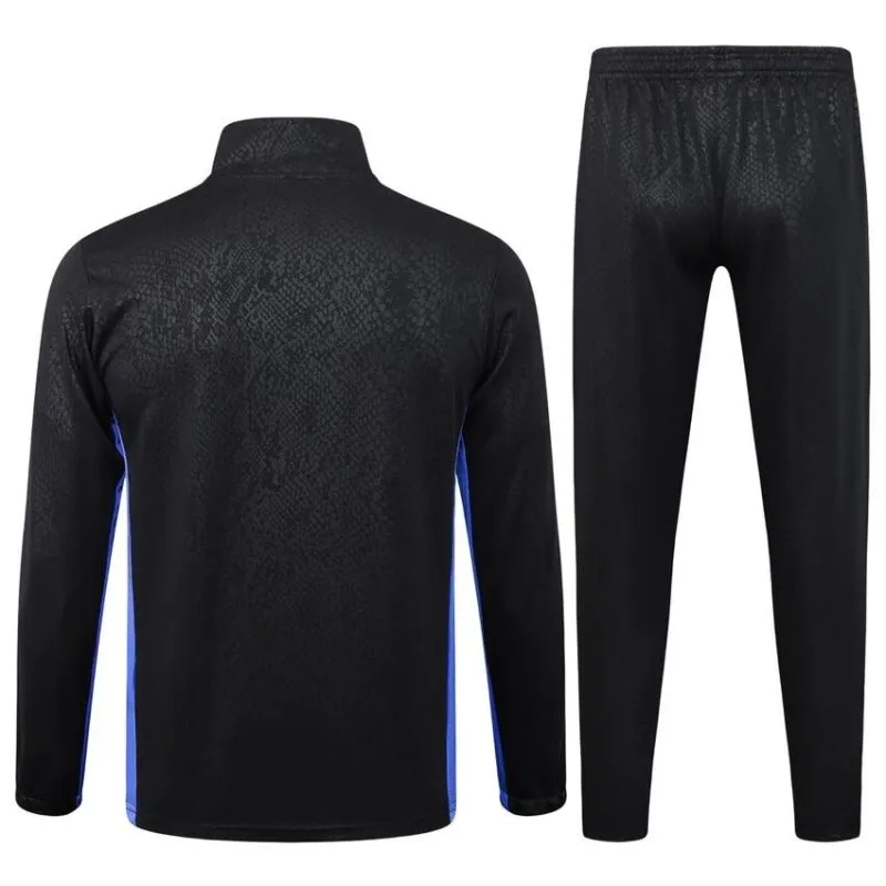 Barcelona 2025/26 Sports Jacket - Black/Blue