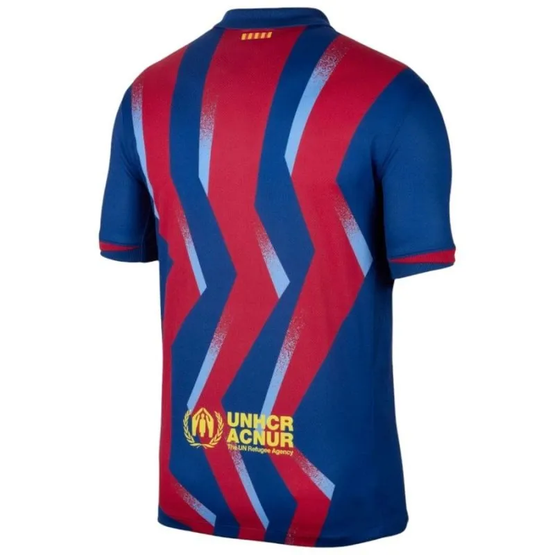 Barcelona 2025/26 Viertes Kindertrikot - Blau/Rot