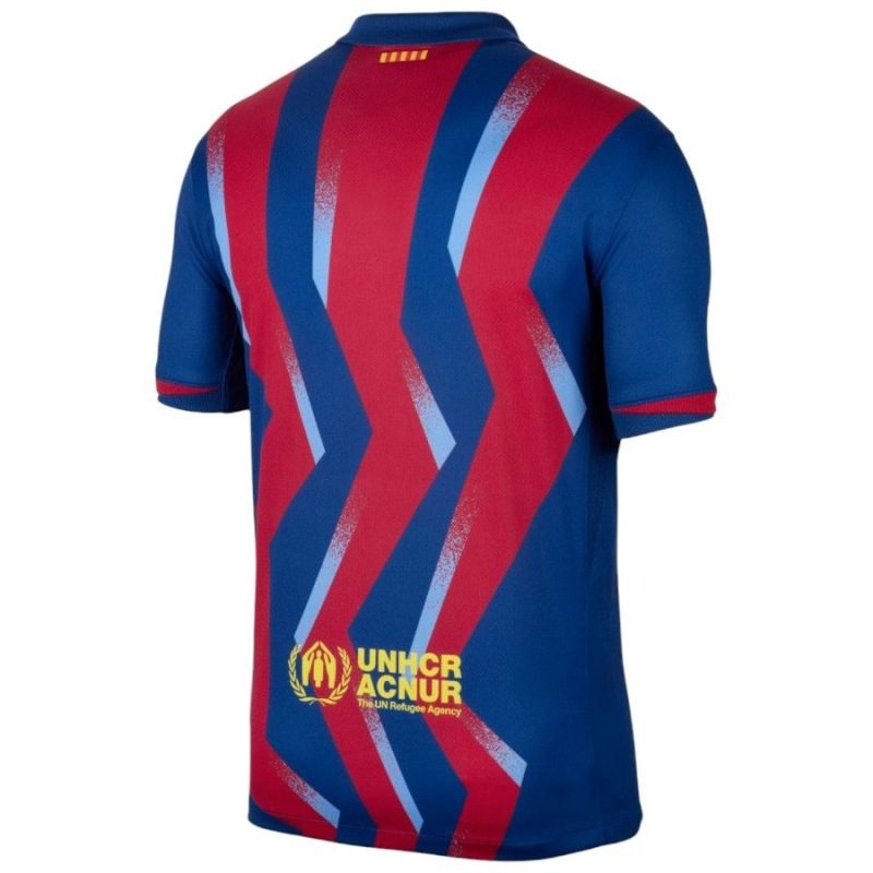 Barcelona 2025/26 Conjunto infantil cuarto - Azul/Roja