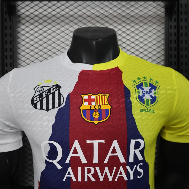 FC Barcelone NEYMAR.JR Maillot de Joueur Édition Spéciale 2025/26 - Bleu/Rouge