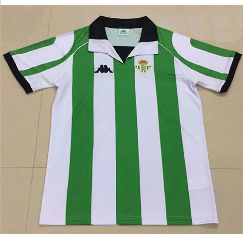 Maillot rétro de Real Betis 1998 domicile - Vert/Blanc