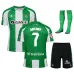 Antony Real Betis 2025/26 Home Kids' Jersey Set - Green/White