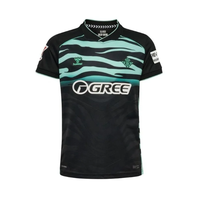 Real Betis 2025/26 Kids Third Kit Jersey - Black