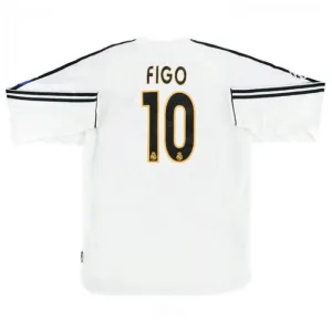 Real Madrid FIGO 2003/04 Maglia casalinga retrò a maniche lunghe - Bianca