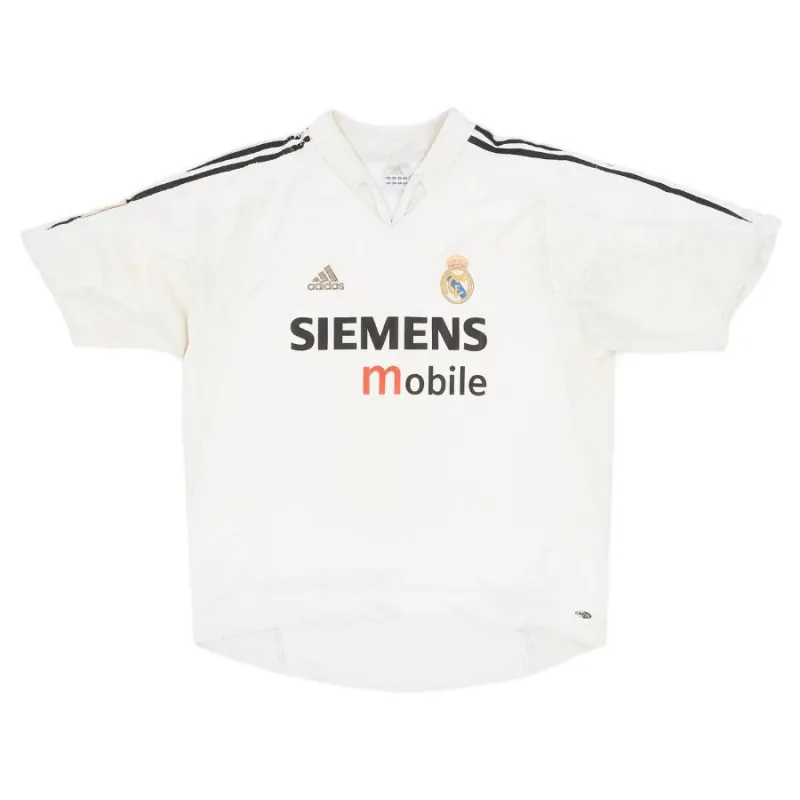 Real Madrid 2004/05 Maglia casalinga retrò - Bianca