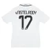 Real Madrid V.NISTELROOY 2008/09 Maglia casalinga retrò - Bianca