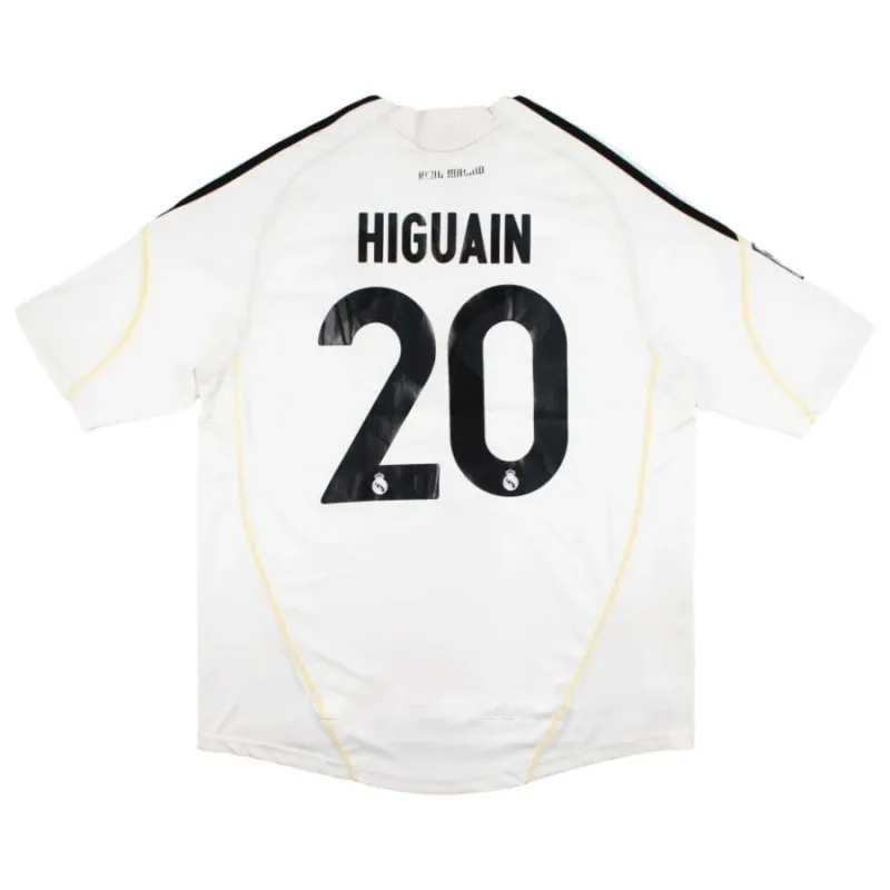 Real Madrid HIGUAIN 2008/09 Retro Home Jersey - White